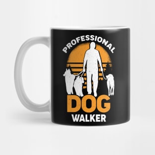 Professional Dog Walker Pet Sitter Gift Mug